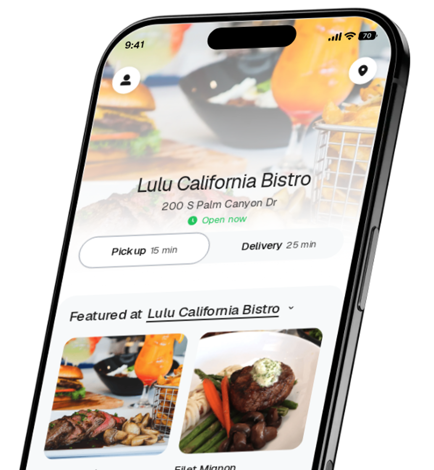Lulu California Bistro app preview