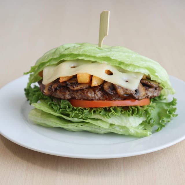 *GF Mushroom Burger.